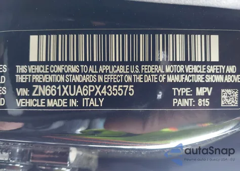 2023 Maserati Levante Gt z USA, uszkodzony, nr VIN ZN661XUA6PX435575